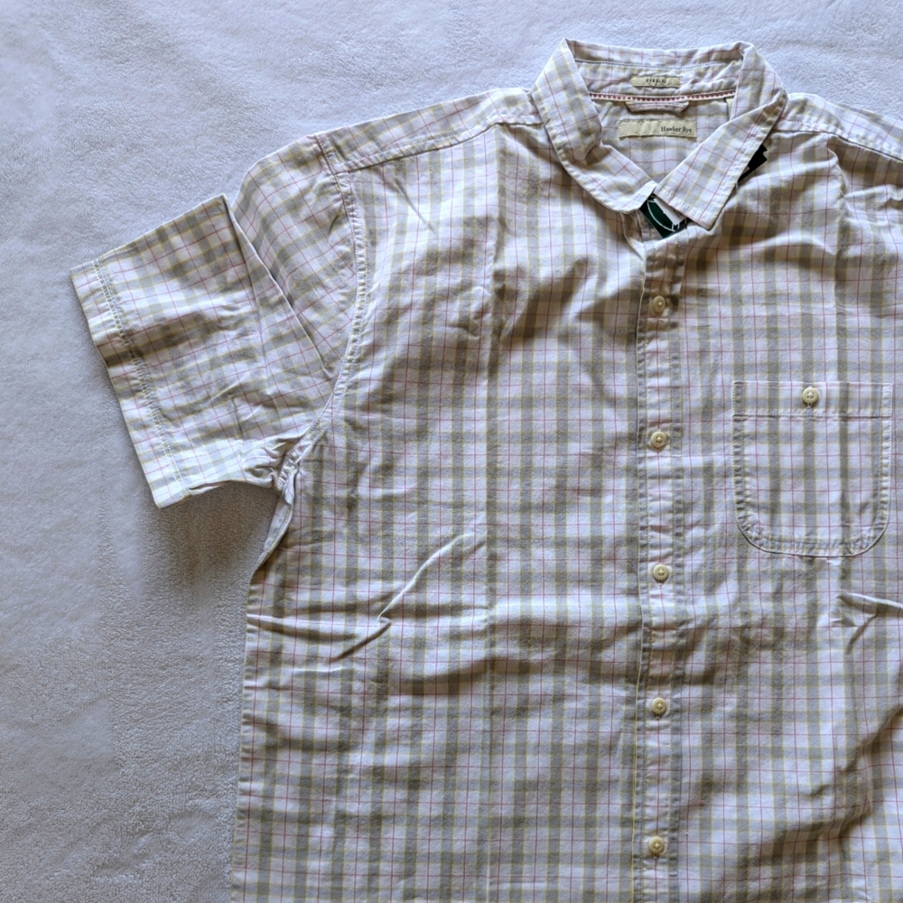 Men's Plaid Short Sleeve Shirt